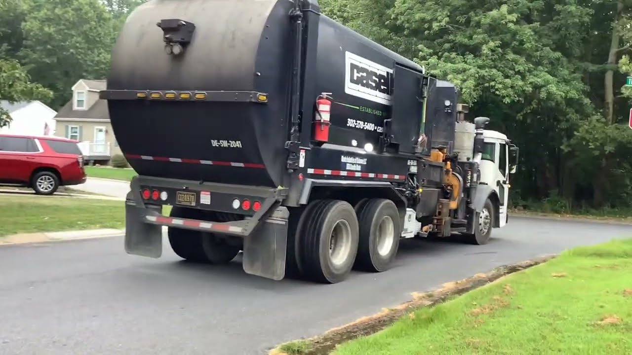 Casella trash and recycling AT THE SAME TIME ps evergreen leaving the neighborhood aswell