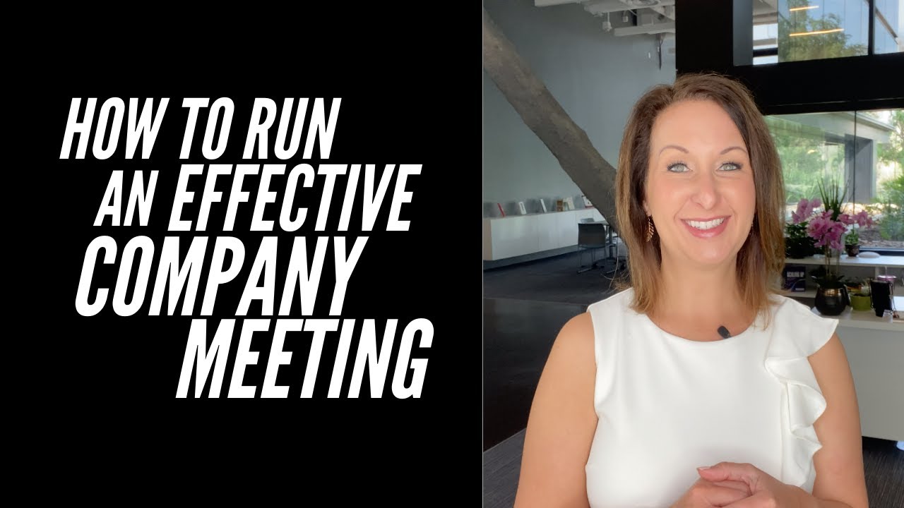 How To Run An All Hands Meeting