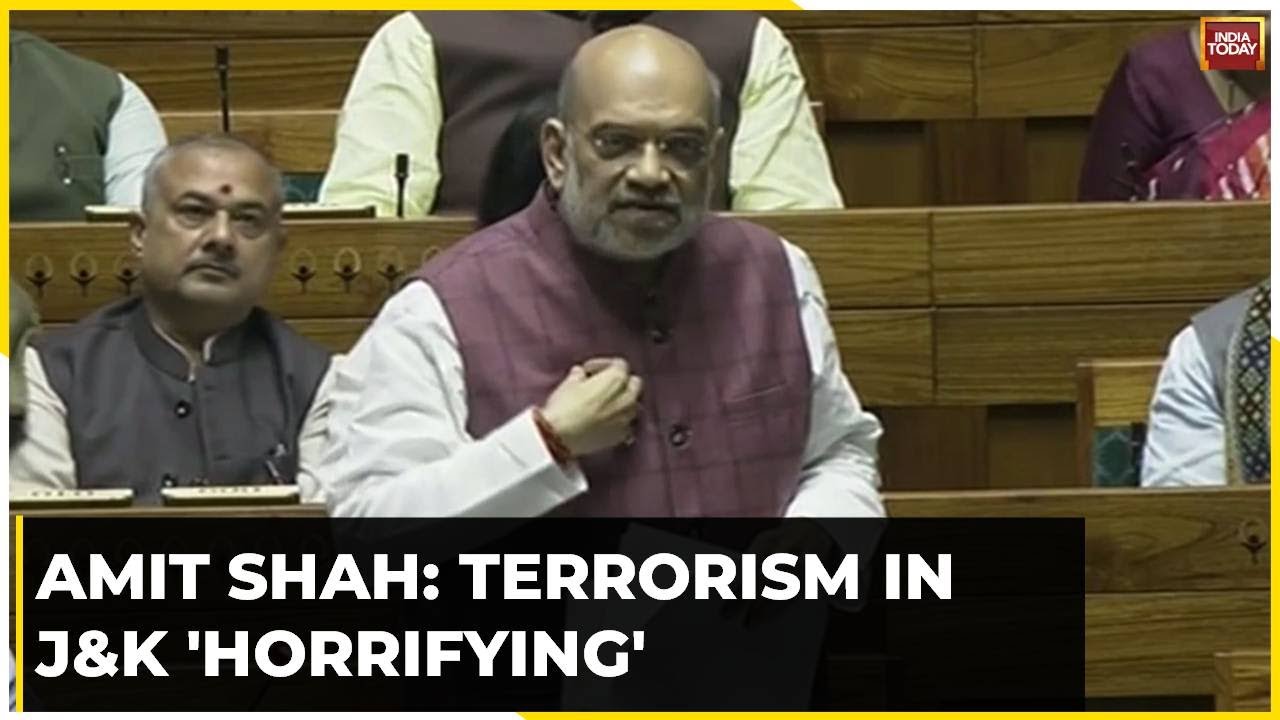 Amit Shah Parliament Speech:  Kashmiri Pandits Were Forced To Live As Refugees: HM Shah |India Today