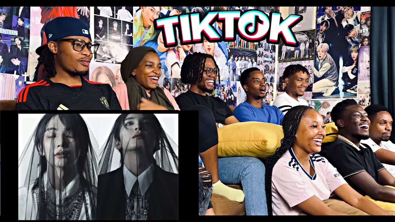 АФРИКАНЦЫ ВПЕРВЫЕ ПОКАЗЫВАЮТ СВОИМ ДРУЗЬЯМ (НОВИЧНИКАМ) ПОДБОРКУ SEVENTEEN TIKTOK!!