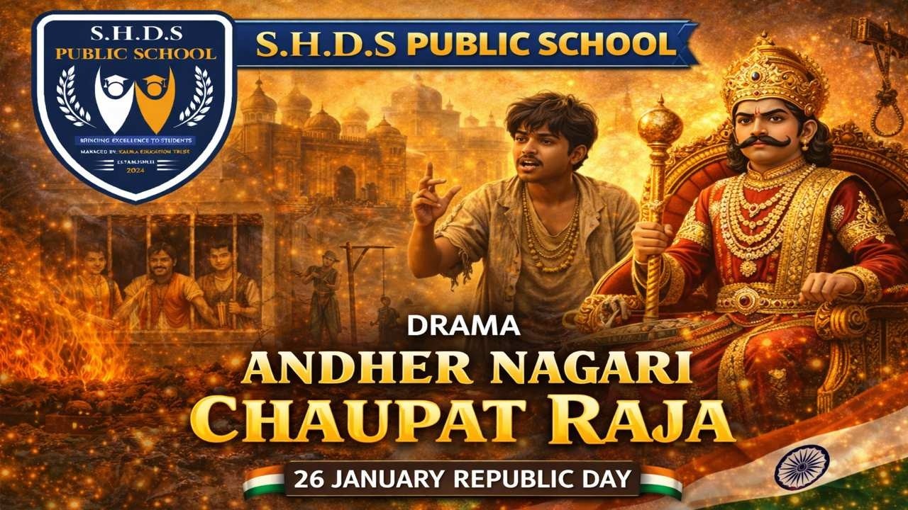 Andher Nagari Chaupat Raja | Hindi Drama Performance | Republic Day Special | S.H.D.S Public School