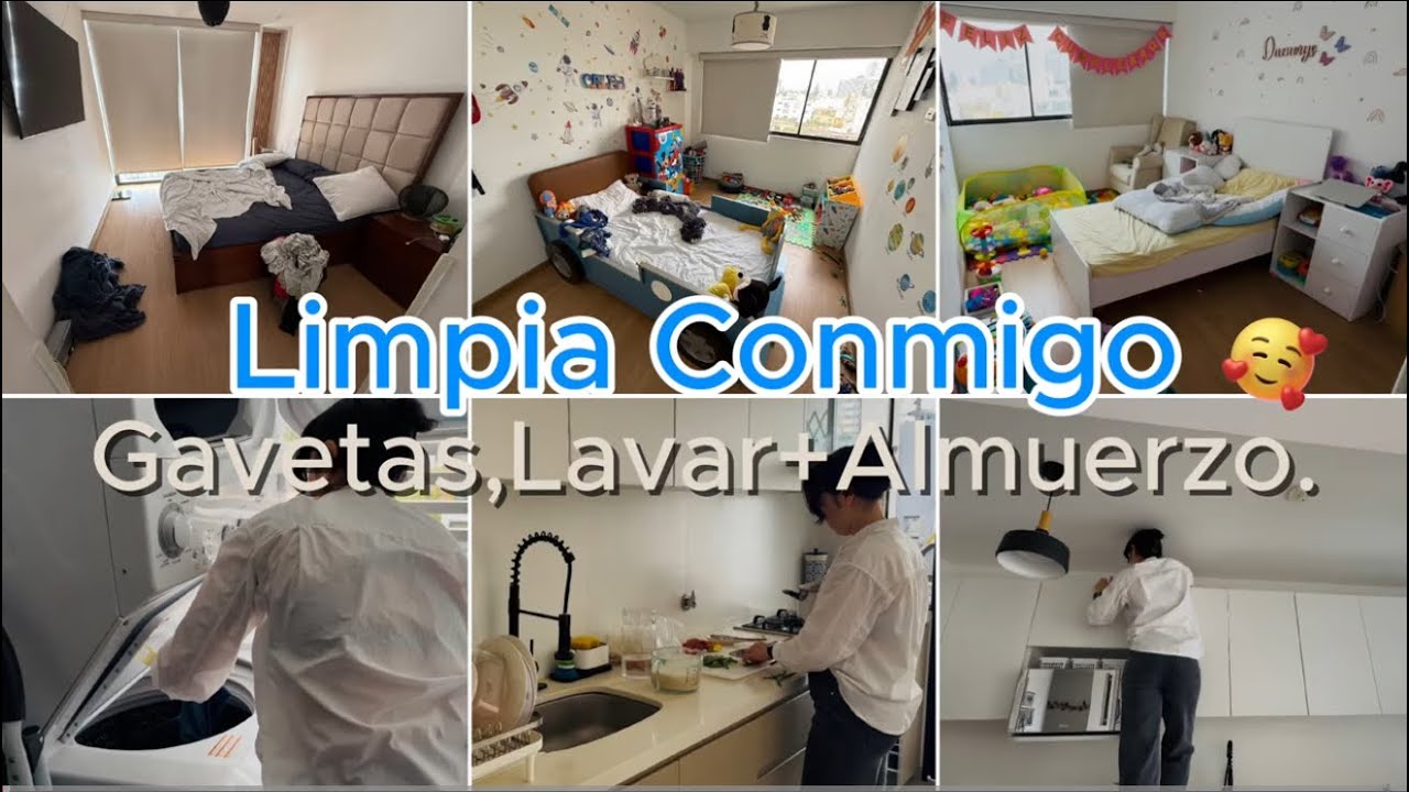 Limpieza de gavetas, lavar + almuerzo /2025 🏠💫