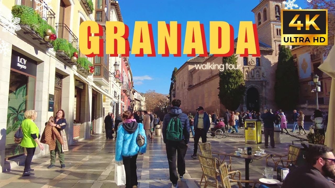 GRANADA, SPAIN 🇪🇸🔥 Beautiful City Center During Winter ❄️