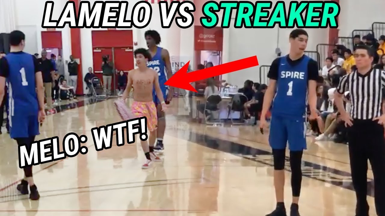 LaMelo Ball Has To Battle A STREAKER!!! Melo Leads Spire To BIG WIN After WEIRD INCIDENT!!!