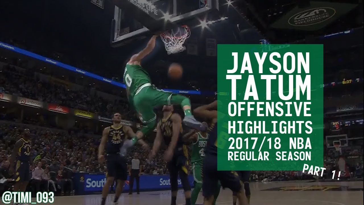 Jayson Tatum Offensive Highlights 2017/18 NBA Regular Season PART 1