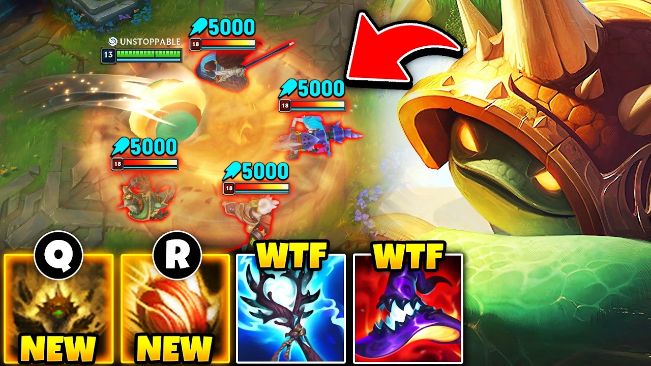 RIOT JUST REWORKED RAMMUS INTO AN AP CHAMP?! (ONE SHOT WITH POWERBALL)