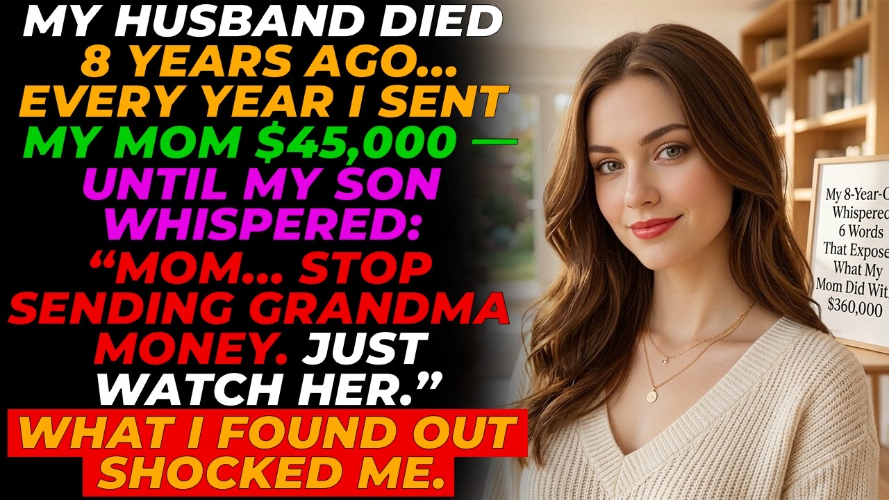 My 8 Year Old Whispered 6 Words That Exposed What My Mom Did With $360,000