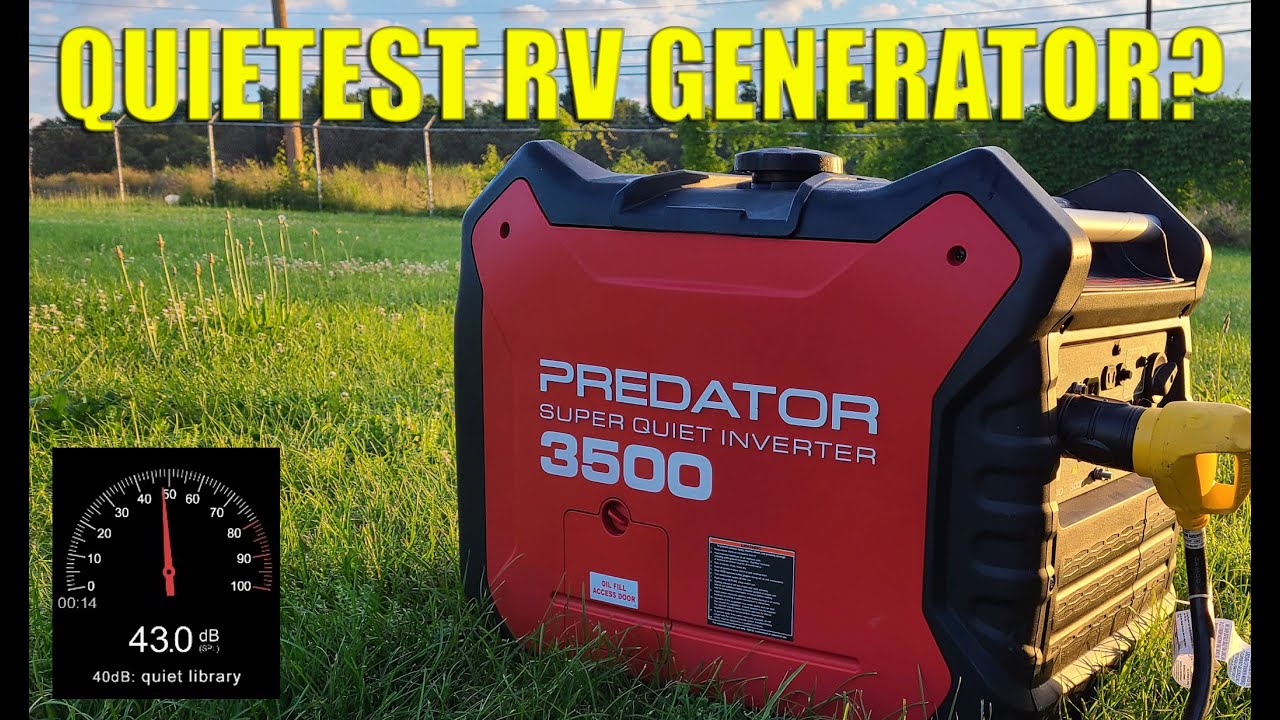 Predator 3500 Generator Review | Quiet Generator For RV | Quietest RV Generator