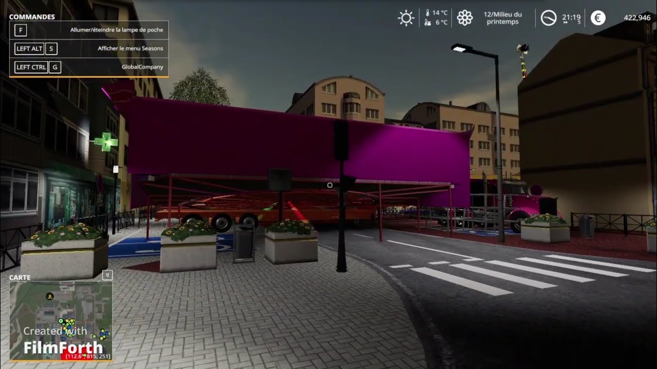 💻 FÊTE FORAINE CENTRE VILLE D'ORANGET FS19 sur pc