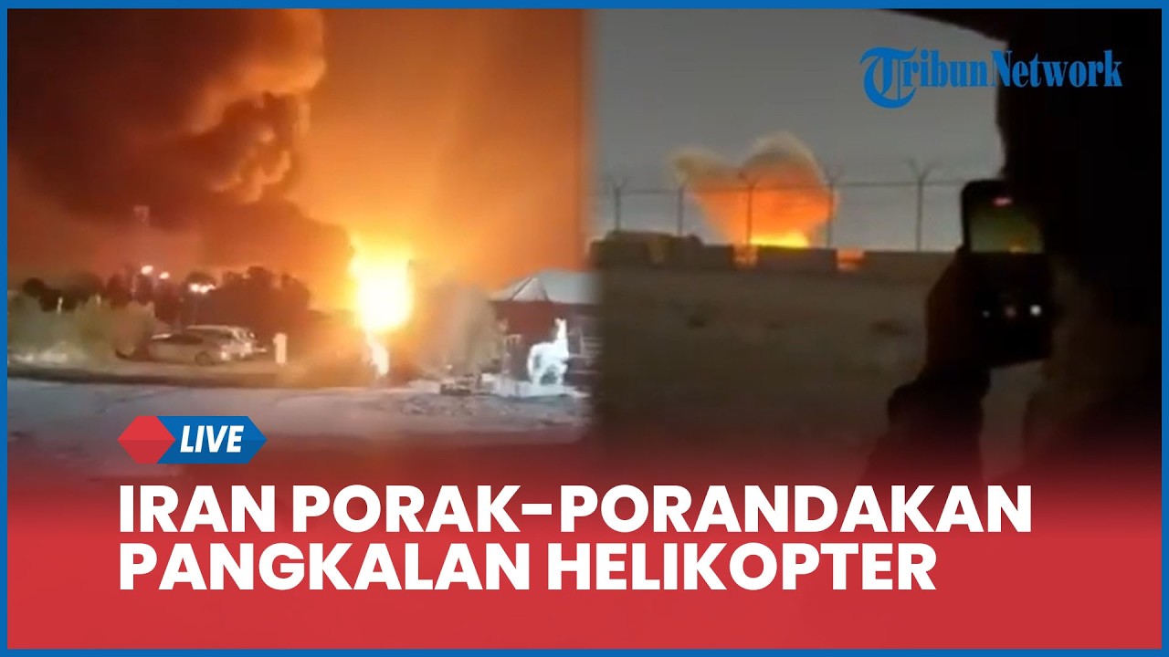Iran Porak-porandakan Pangkalan Helikopter Milik AS di Kuwait, Rentetan Rudal dan Drone Dikerahkan