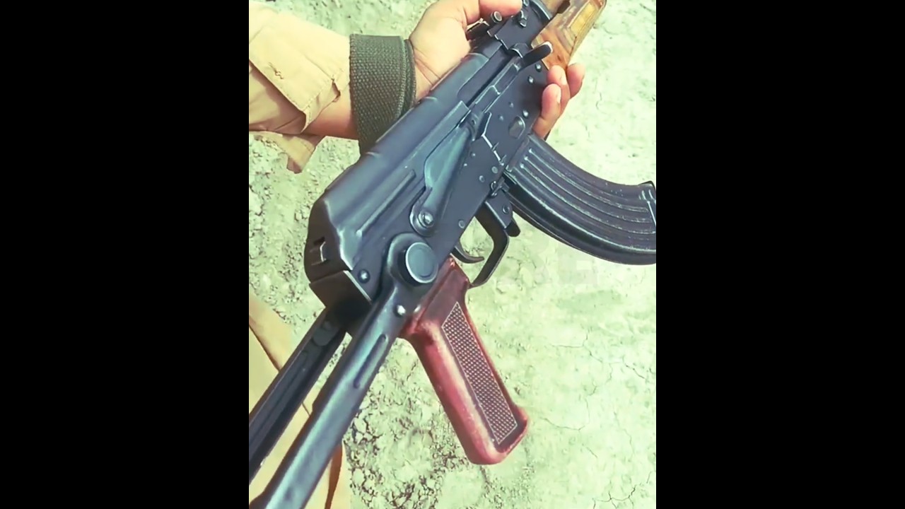 AKMS Rifle in Action: Shooting Test & Analysis#shorts #ytshorts 🎯