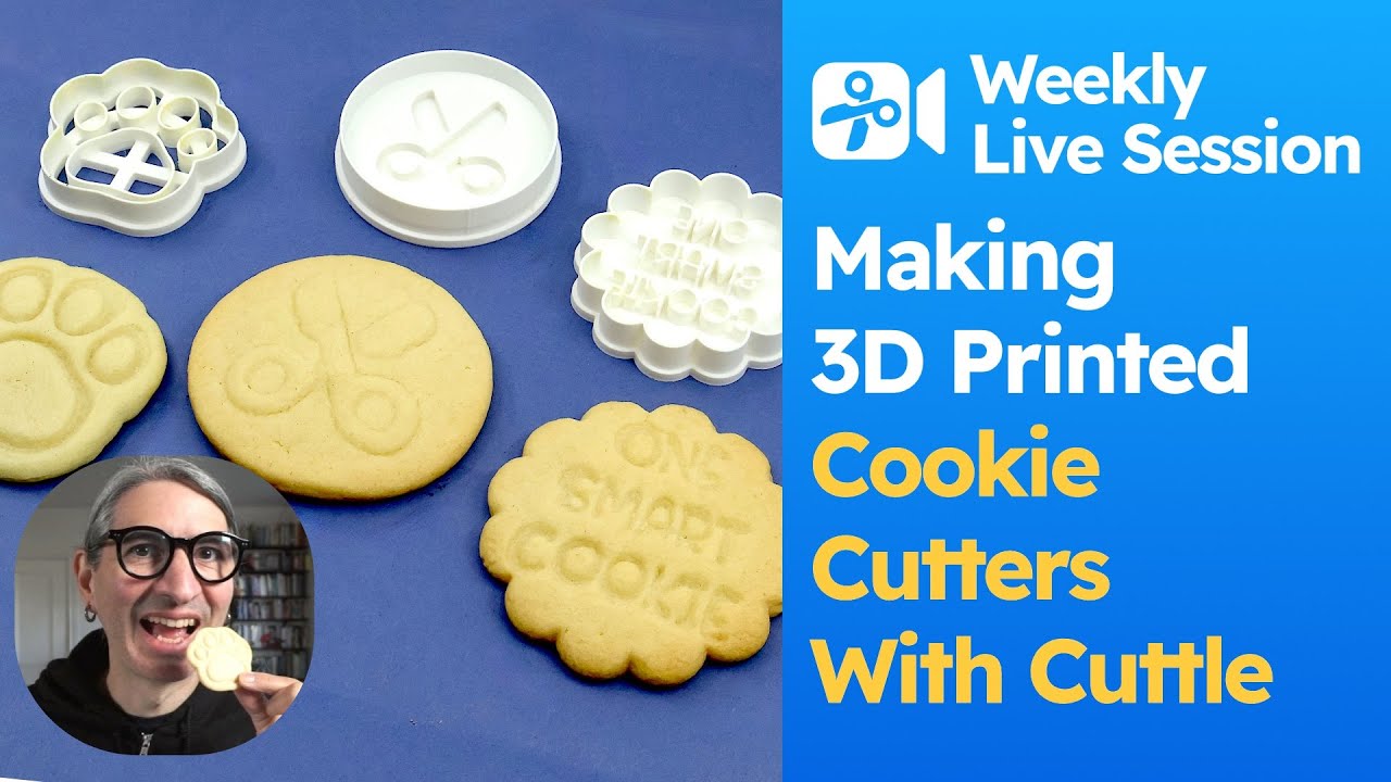 Изготовление 3D-печатных формочек для печенья с помощью Cuttle