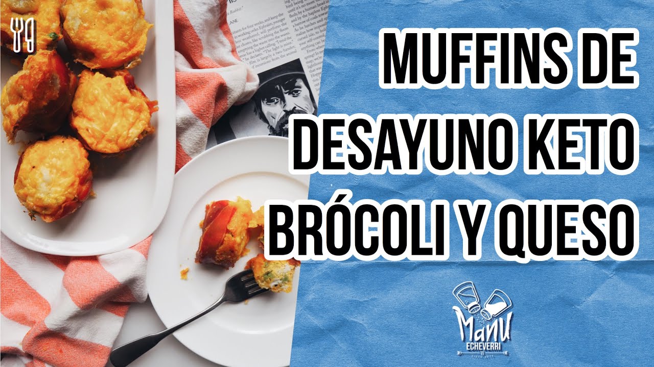 🍳🥦 KETO BREAKFAST EGG CUPS | DESAYUNO KETO PARA LLEVAR CON HUEVO BROCOLI Y QUESO | Manu Echeverri