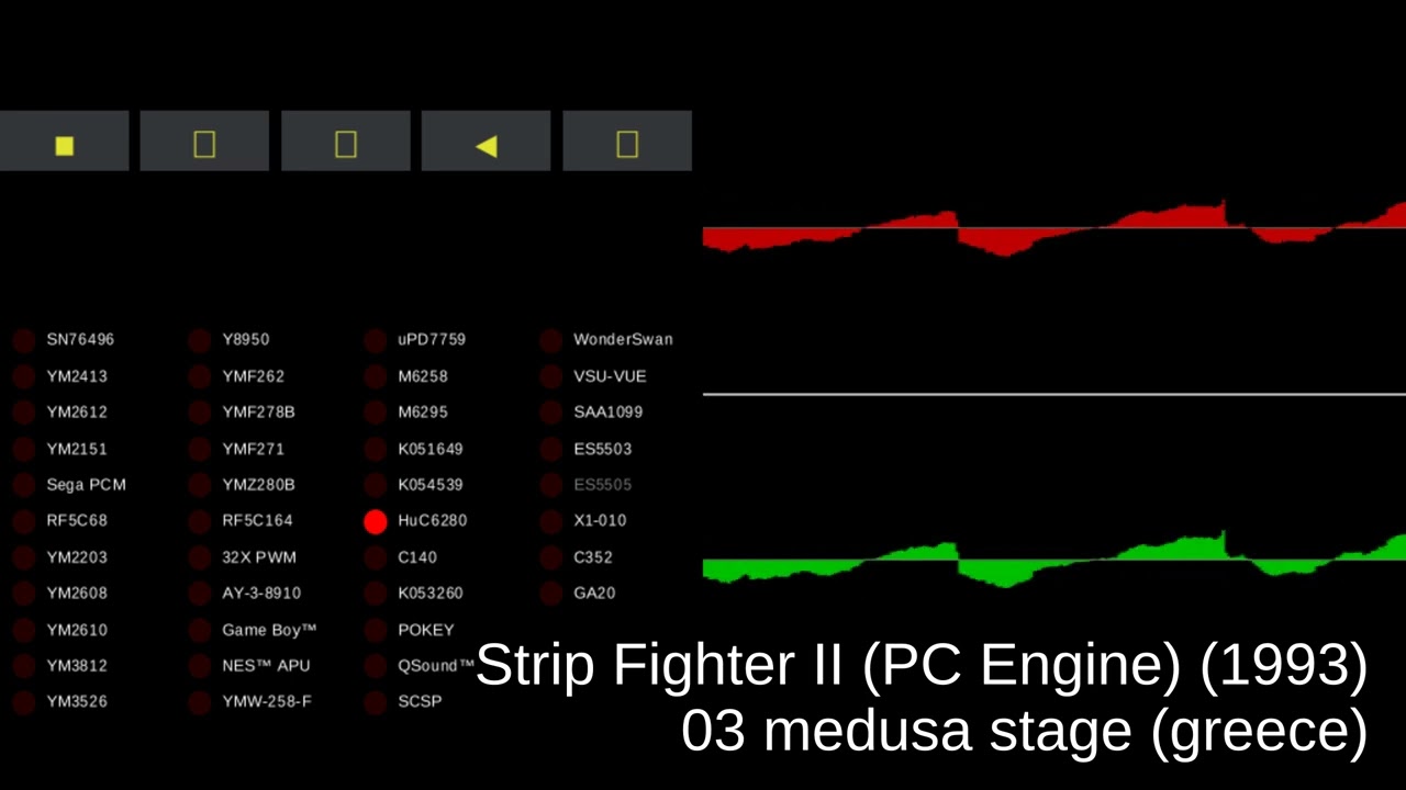 Strip Fighter II (PC Engine) - track 03 medusa stage (greece)