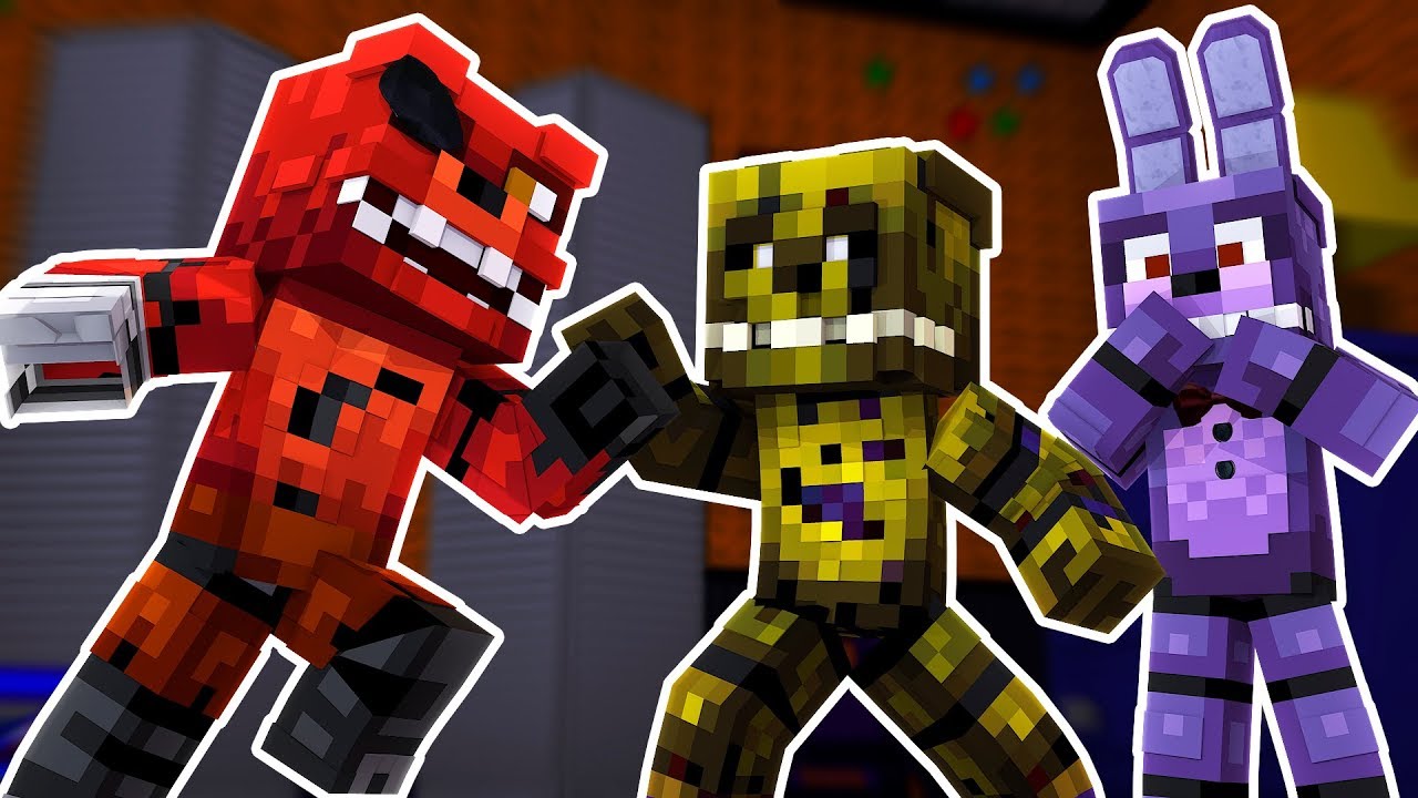 Escaping SPRINGTRAP! *SCARY* | Minecraft FNAF Roleplay
