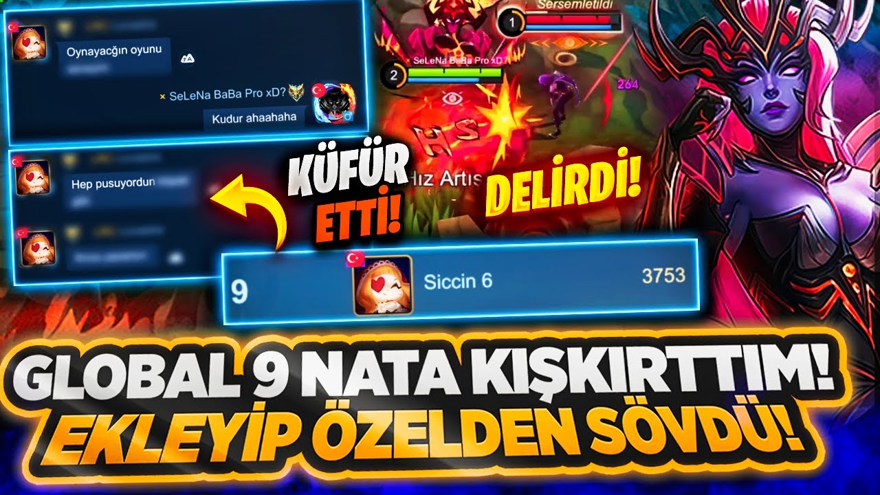 GLOBAL 9 NATALİA'YI KIŞKIRTTIM! ARKADAŞ EKLEYİP ÖZELDEN KÜFÜR ETTİ! EN İYİ NATA KIŞKIRTMAM!