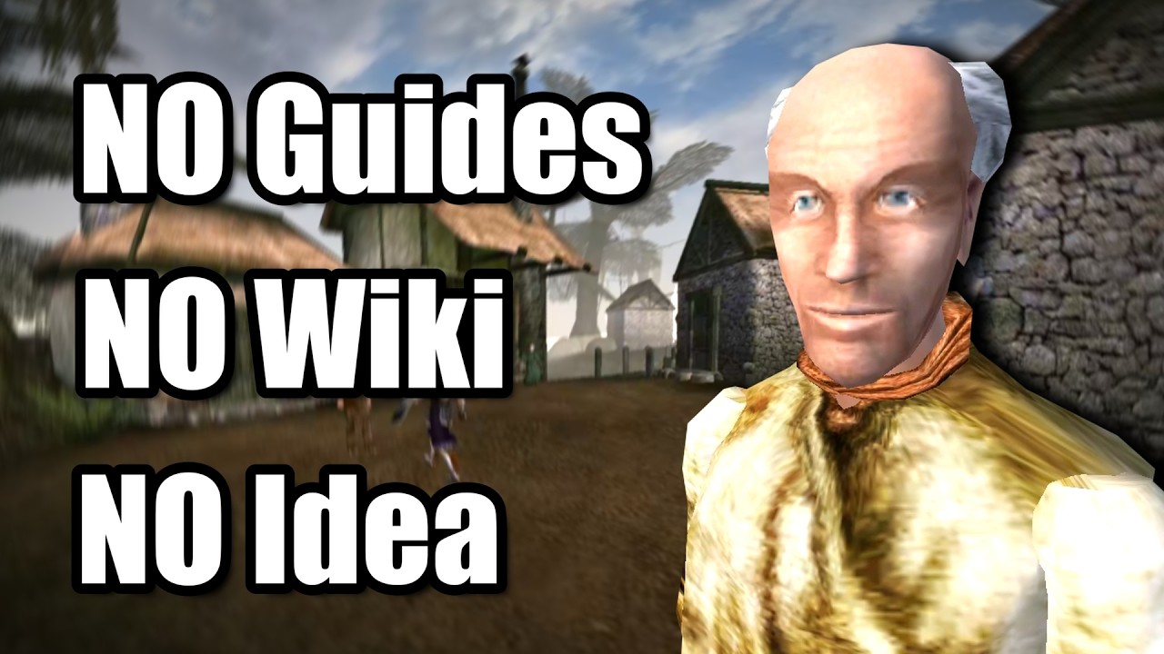 I've never played Morrowind, so I'm completing it blind