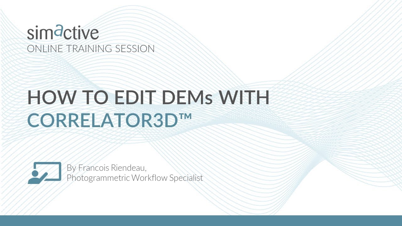 How to Edit DEMs with Correlator3D
