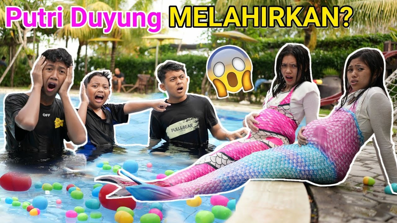 PUTRI DUYUNG KEMBAR MELAHIRKAN TELOR BERHADIAH DIKOLAM RENANG?! | Drama Parodi | Mikael TubeHD
