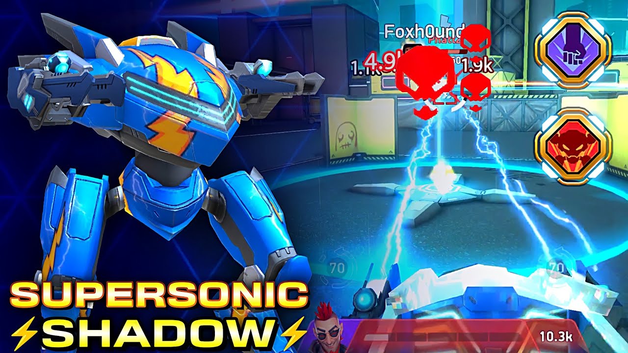 Supersonic Shadow with Arc Torrent - Mech Arena