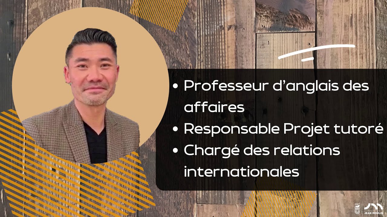Témoignage de Gilles Sanlaville sur les études à l'étranger à GACO