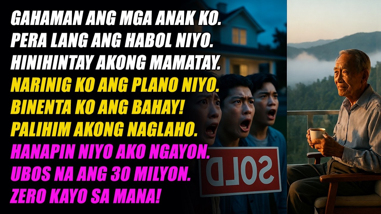 Hintayin na Lang Nating Mamatay si Tatay... Narinig Ko Sila, Ito ang Ginawa Ko...