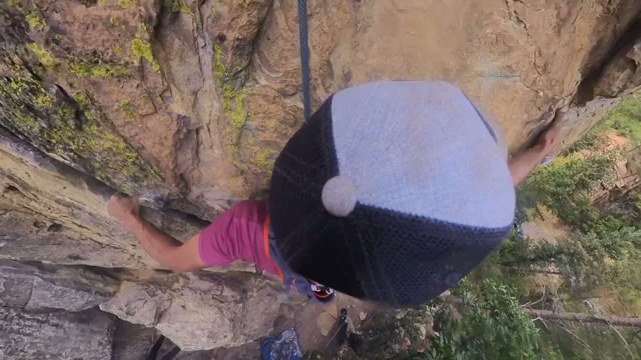 Hog Heaven 5.9 - Dakota Hogback - Colorado Springs rock climbing