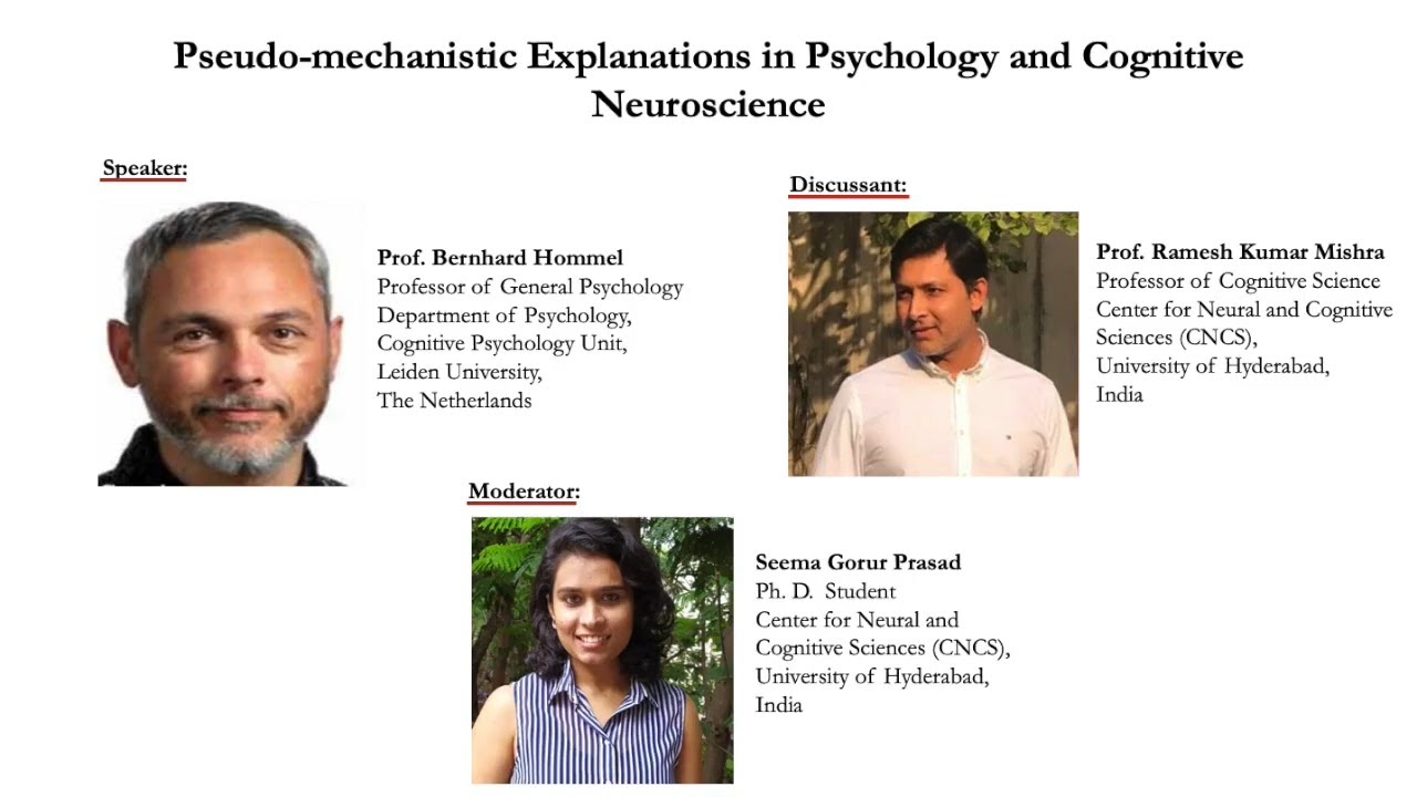 Pseudo-mechanistic Explanations in Psychology and Cognitive Neuroscience - Bernhard Hommel