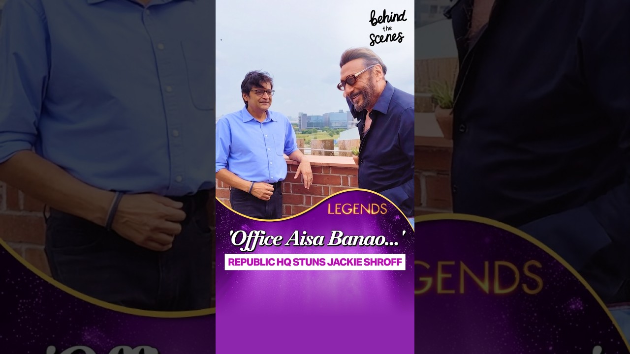 Legends | Jackie Shroff Left In Complete Awe Of Sprawling Republic Media Network Headquarters