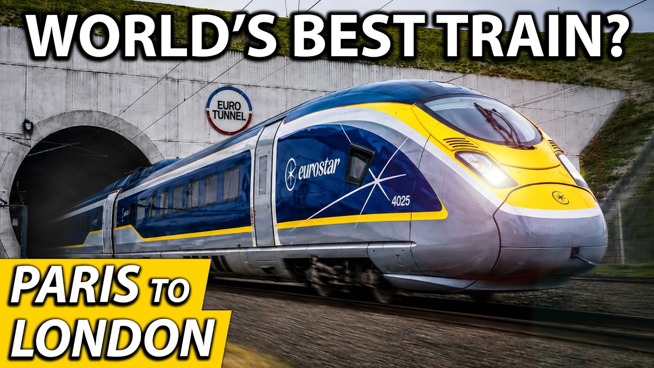 I Tried the World&rsquo;s Longest UNDERWATER High-Speed Train: Eurostar First Class Review!