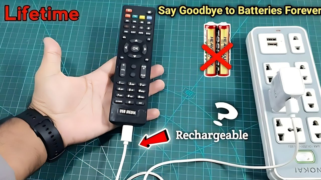 How to Make Rechargeable Remote Control || Homemade rechargeable Remote Control for Tv