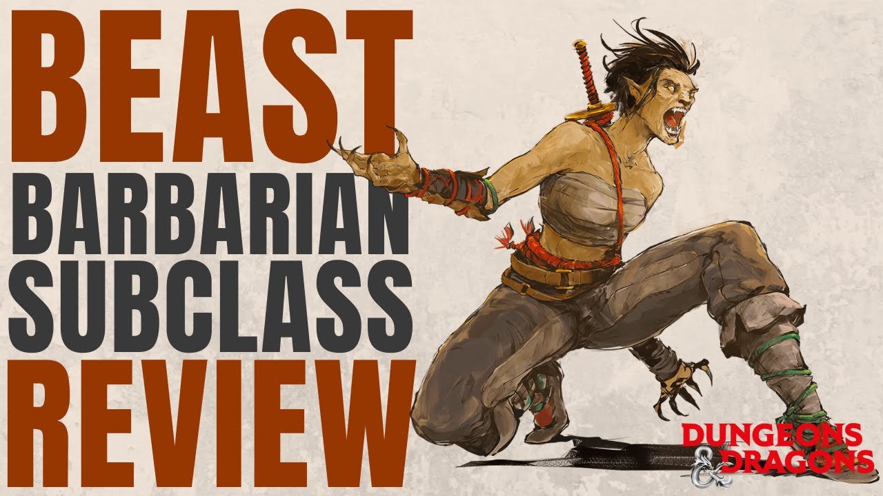 Beast Barbarian - D&D 5e Subclass Series
