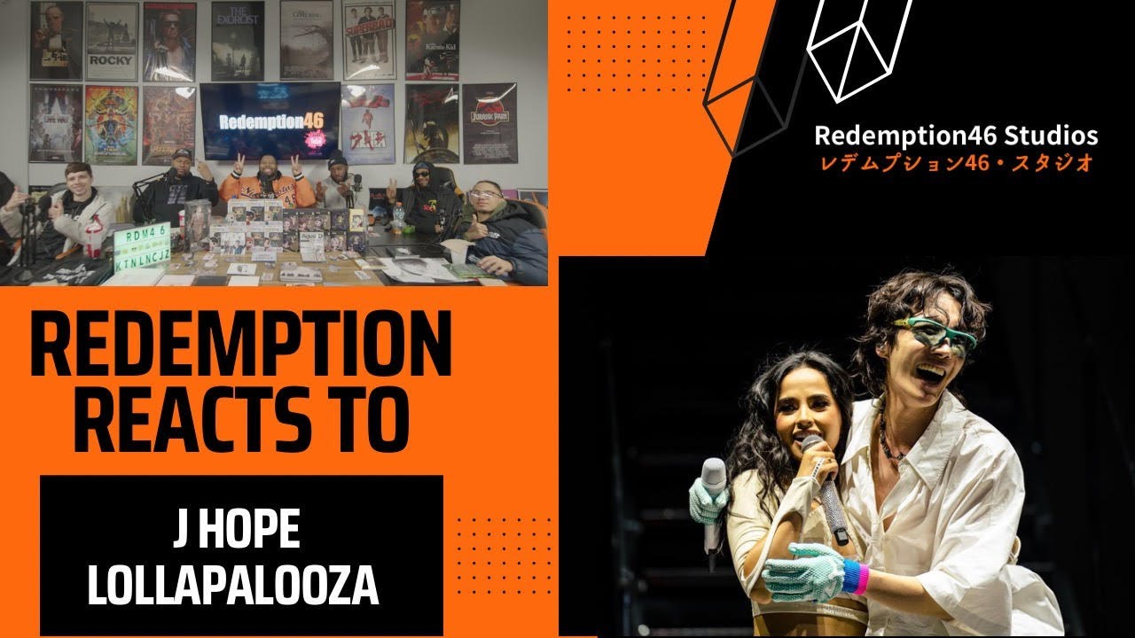 Redemption Reacts to J-hope 'Chicken Noodle Soup (feat. Becky G)' @ Lollapalooza 2022