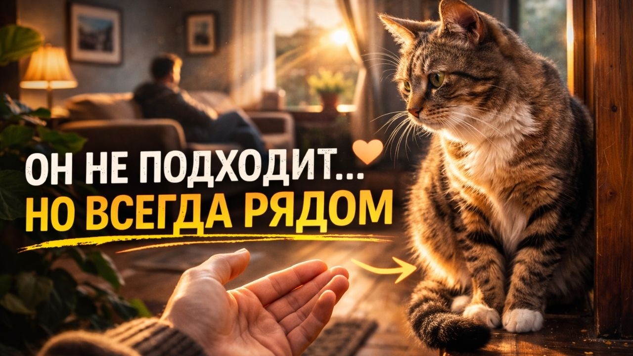 Если ваш кот наблюдает издалека — посмотрите это видео