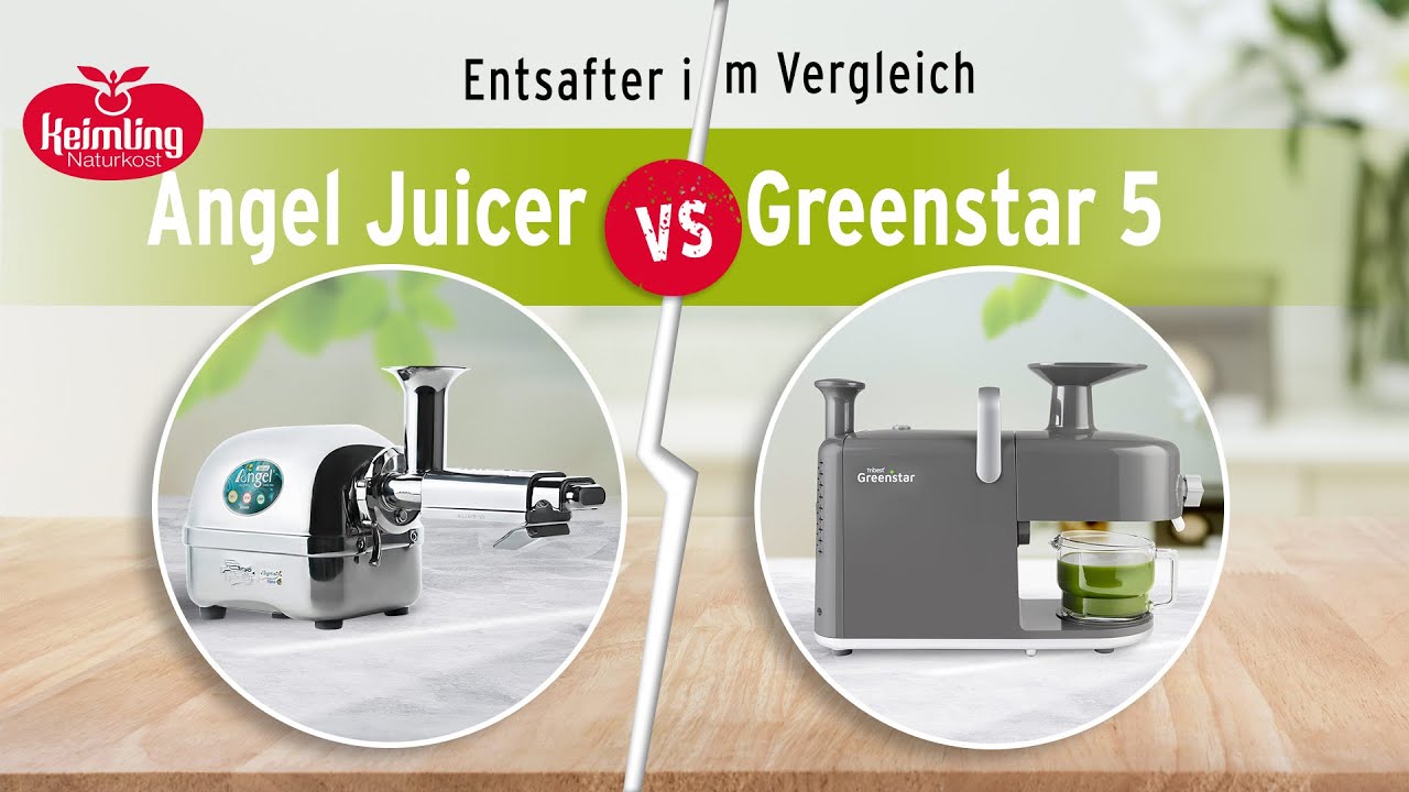 Entsaftervergleich: Angel Juicer vs Greenstar