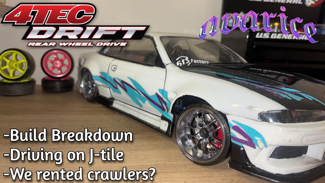 Modified Traxxas 4-Tec Drift Build Breakdown + Driving