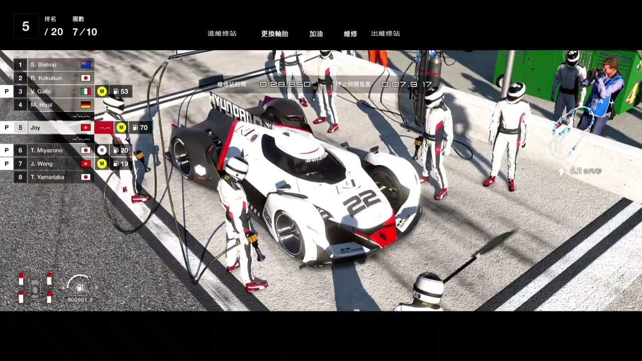 #gt7 | 2月 | #weeklychallenges  | GR1 原型車 | 德通納公路賽道 |