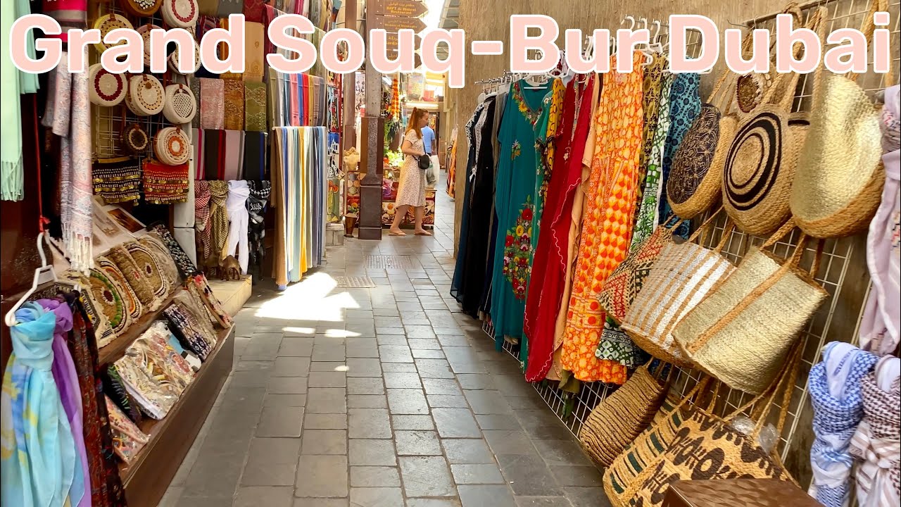Grand Souq-Bur Dubai | Boat Ride | 4K