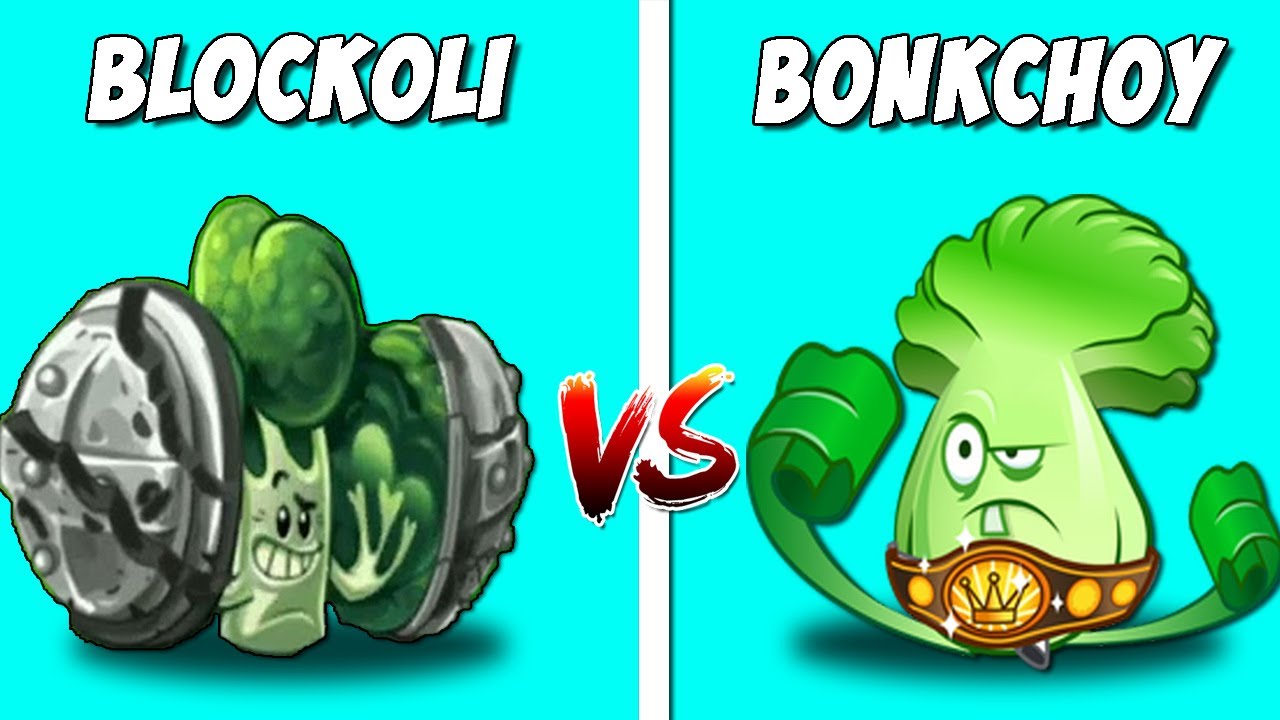 BLOCKOLI vs BONKCHOY - Who Will Win? - PvZ 2 Plant Vs Plant