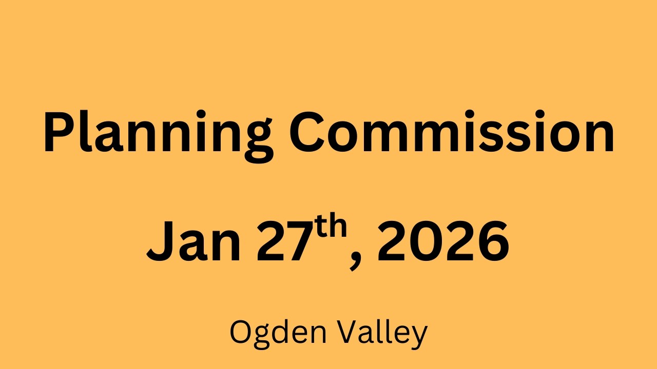Planning Commission, Jan 27th 2026