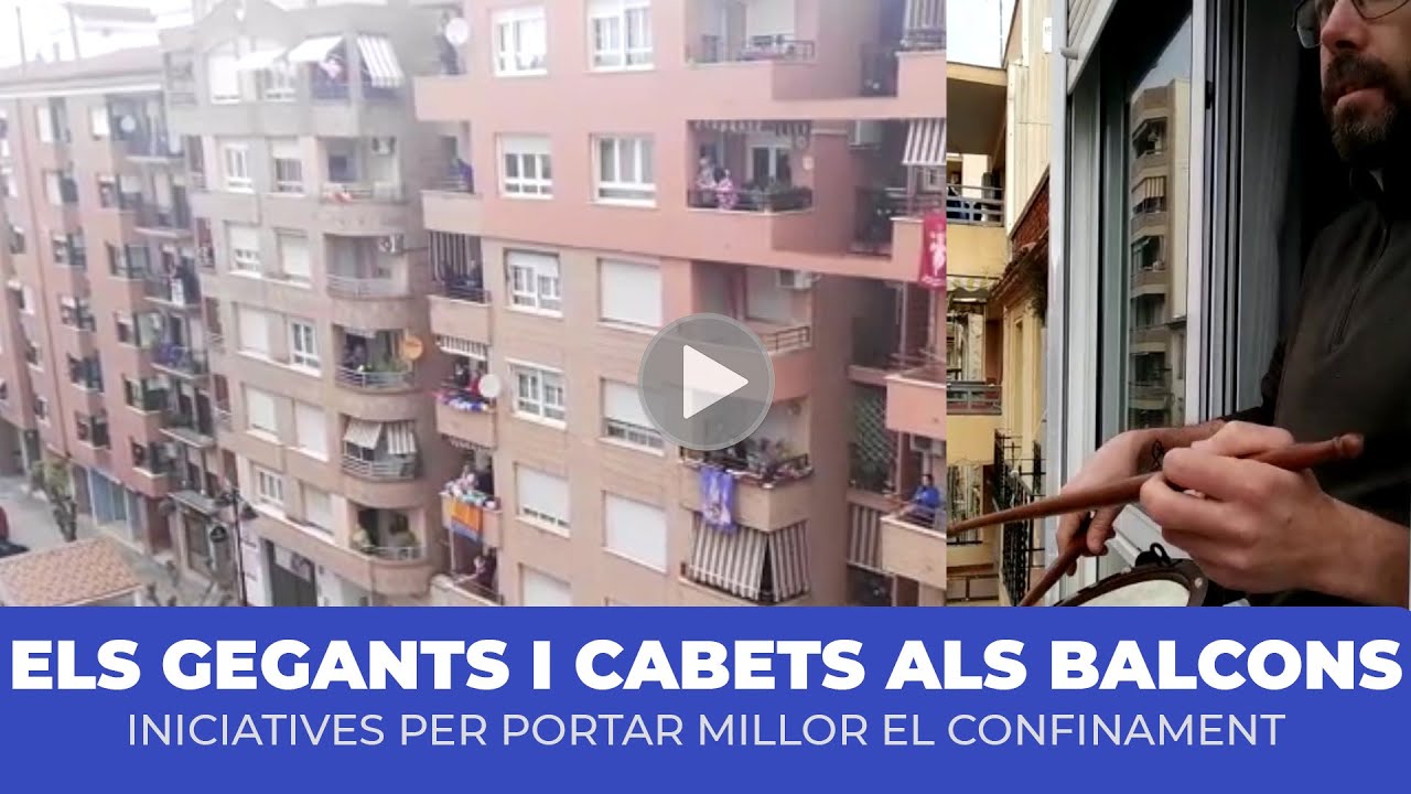 Ontinyent en viu - La m&uacute;sica dels  Gegants i Cabets als balcons