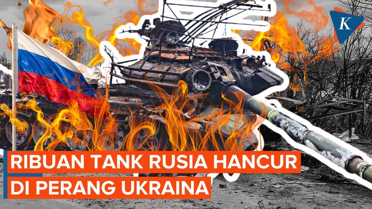 Rusia Kehilangan Separuh Armada Tank Terbaiknya