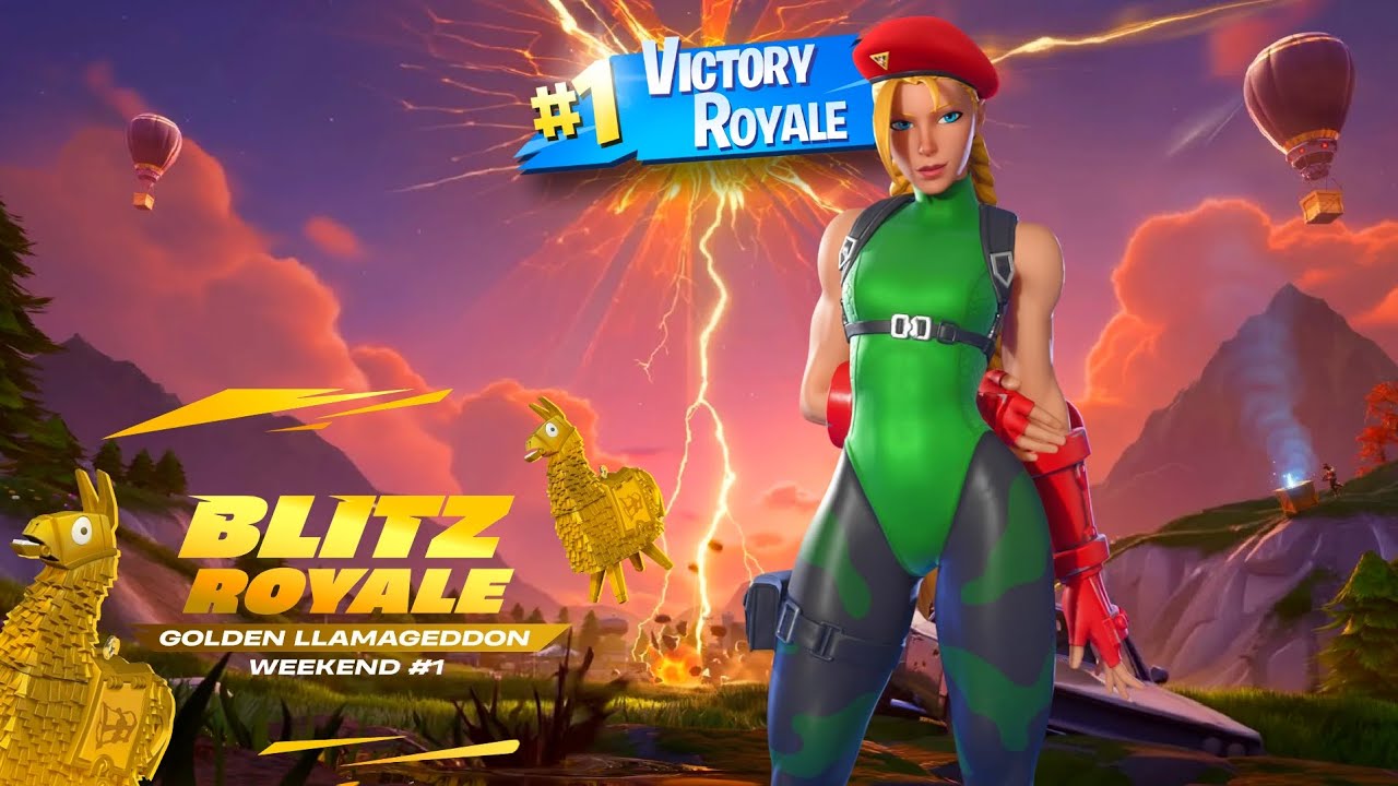 Storm Beast Is OP In *NEW* Golden Llamageddon Fortnite Blitz Royale Update (PS5 + 120FPS)