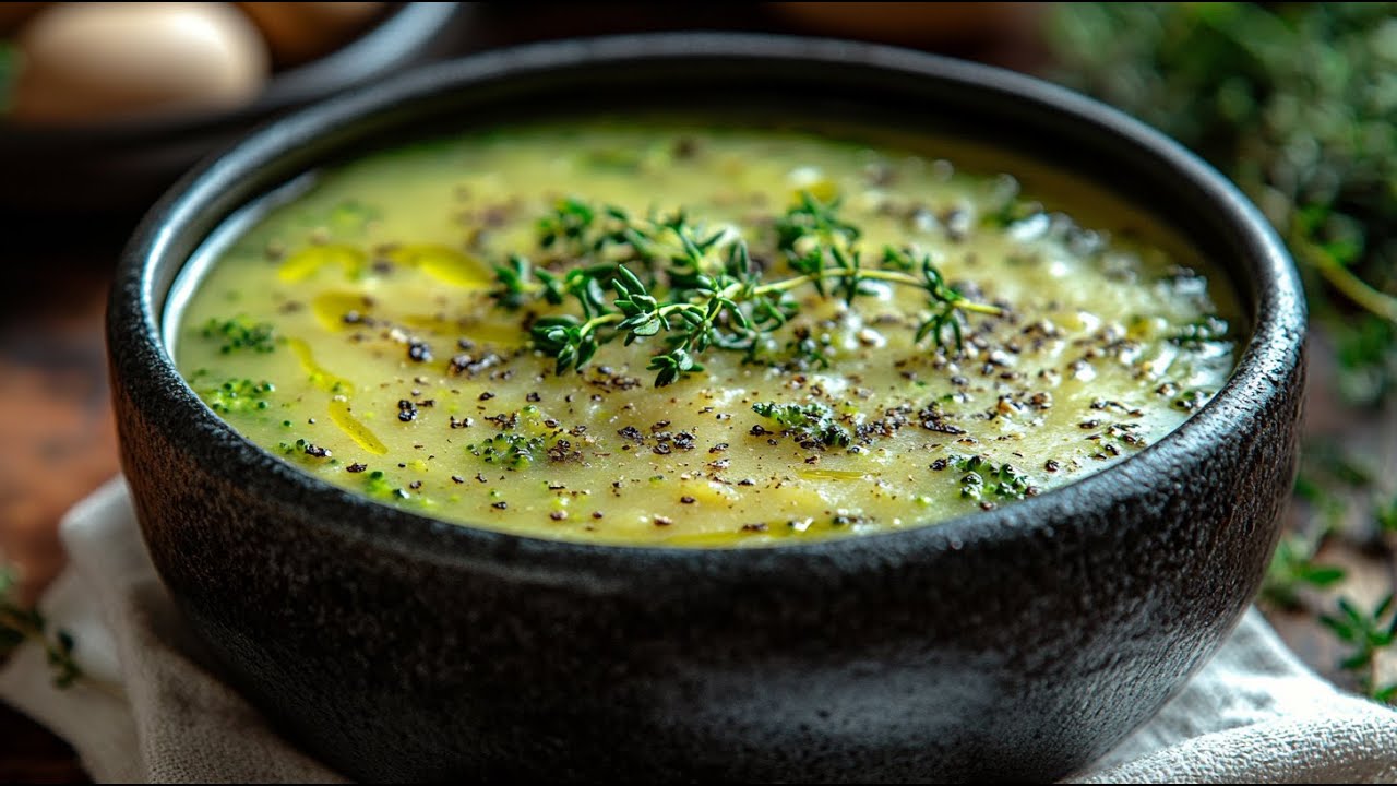 This Broccoli and Garlic Soup Is Better Than Any Diet. Creamy, Healthy, and Vegan!