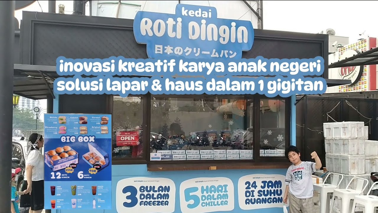 ROTI DINGIN INOVASI KREATIF ANAK NEGRI JADI SOLUSI BENERAN GANJEL LAPAR & HAUS WAH HARUS VIRAL NIH 😊