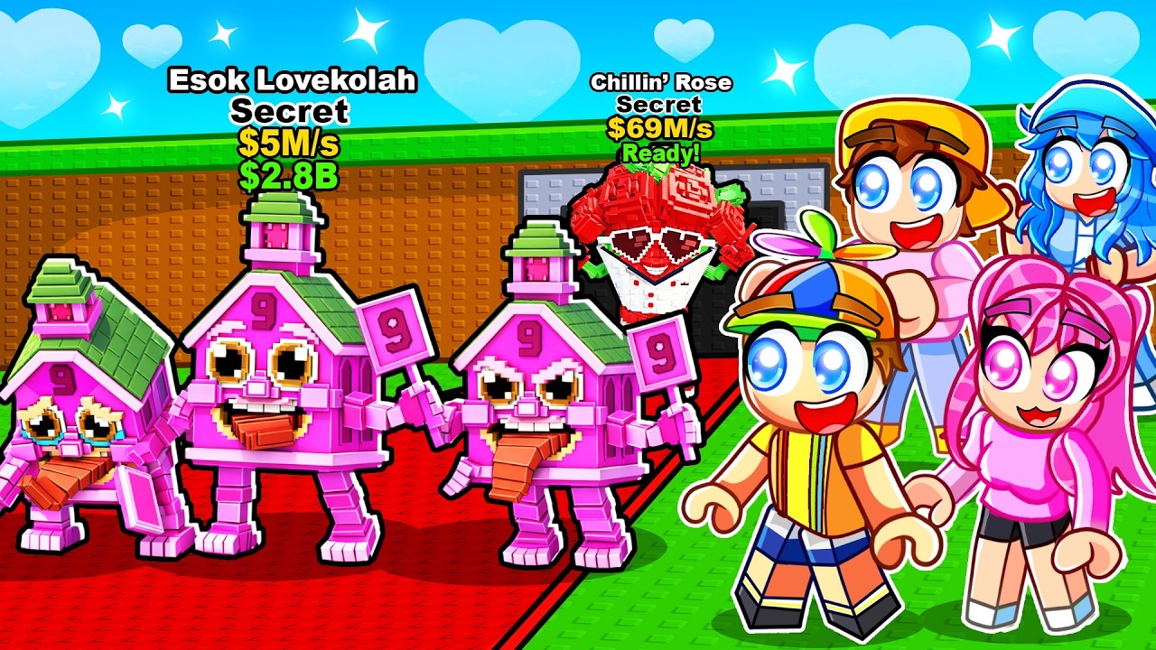 Johnny Plays NEW VALENTINES UPDATE in Steal a Brainrot!