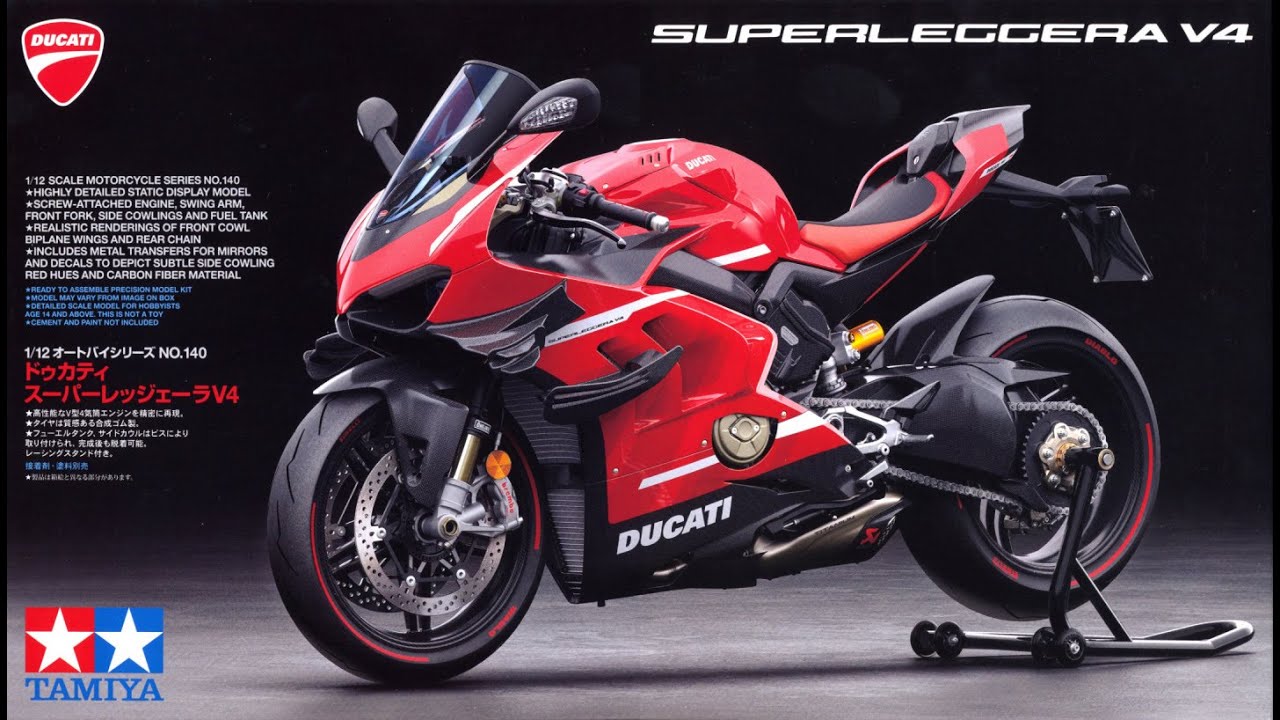 Tamiya 1/12 Ducati Superleggera V4 No. 14140 (Part Final)