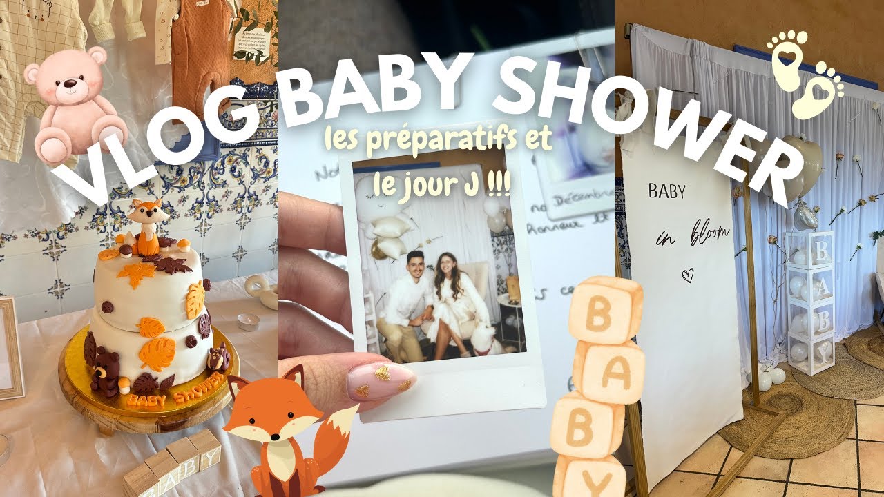 VLOG BABY SHOWER ✨👩‍🍼🚿(les préparatifs + le jour J !!!)