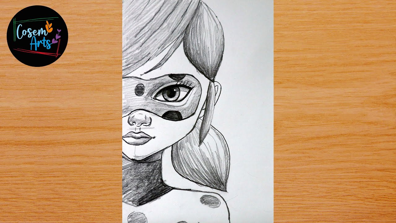 Miraculous Ladybug Drawing Easy || How to Draw miraculous ladybug
