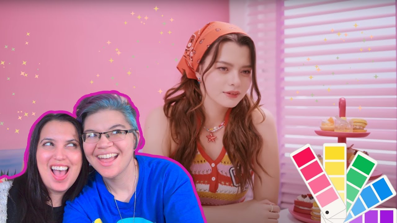 What's your color?✨️Lesbian Couple React to PANTONE & IDF Freenbecky Cover MVs